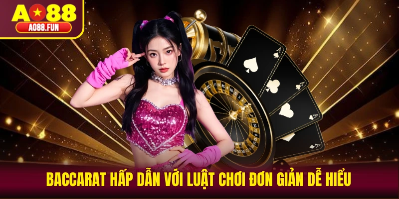 Baccarat hấp dẫn với luật chơi đơn giản dễ hiểu